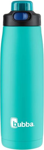 Bubba Radiant Stainless Steel Rubberized Chug Water Bottle, 24 Oz, Island Teal in Saudi Arabia
