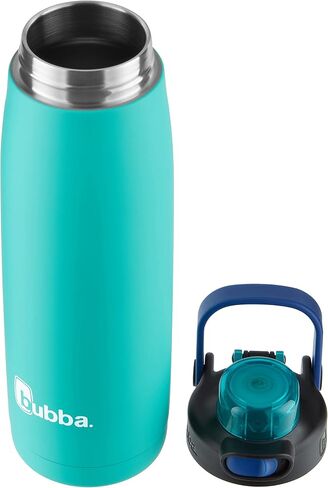 Bubba Radiant Stainless Steel Rubberized Chug Water Bottle, 24 Oz, Island Teal in Saudi Arabia