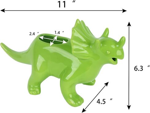 Vencer Gravy Boat Funny Novelty Stegosaurus Gravy Sauce Boat,For Broth,Milk,Salad Dressings,Creamer,Avocado Green,VHG-002G in Saudi Arabia
