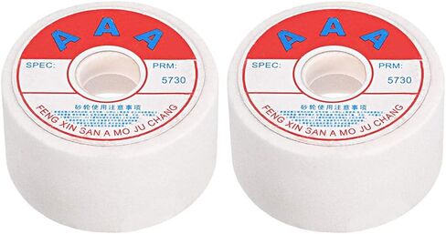uxcell 3-Inch Grinding Wheel 80 Grits White Aluminum Oxide Cup Abrasive Wheels Pack of 2 in Saudi Arabia