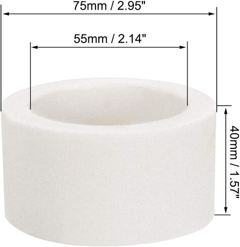 uxcell 3-Inch Grinding Wheel 80 Grits White Aluminum Oxide Cup Abrasive Wheels Pack of 2 in Saudi Arabia