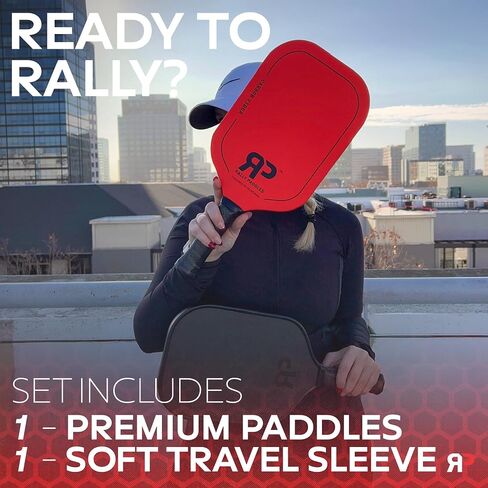 Carbon Fiber Pickleball Paddle with Performance Honeycomb Core for Power & Control | Thermoformed with Foam Injected Edges for Larger Sweet Spot | USAP Approved | includes Paddle Cover in Saudi Arabia