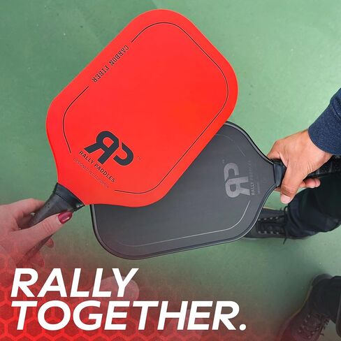 Carbon Fiber Pickleball Paddle with Performance Honeycomb Core for Power & Control | Thermoformed with Foam Injected Edges for Larger Sweet Spot | USAP Approved | includes Paddle Cover in Saudi Arabia