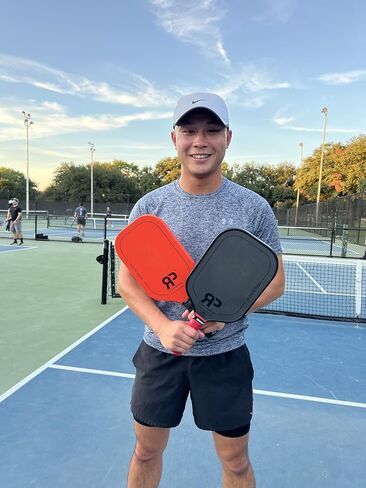 Carbon Fiber Pickleball Paddle with Performance Honeycomb Core for Power & Control | Thermoformed with Foam Injected Edges for Larger Sweet Spot | USAP Approved | includes Paddle Cover in Saudi Arabia