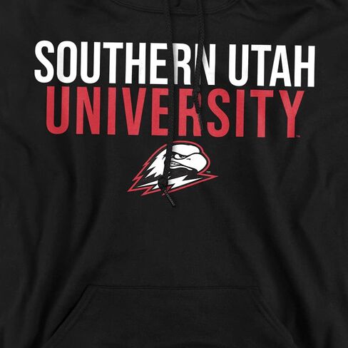 LOGOVISION Southern Utah University Official Stacked Unisex Adult Pull-Over Hoodie in Saudi Arabia