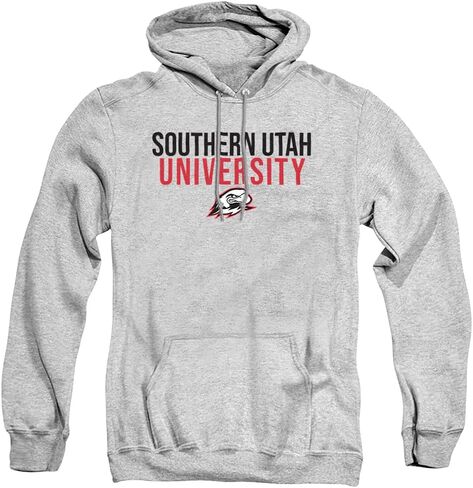 LOGOVISION Southern Utah University Official Stacked Unisex Adult Pull-Over Hoodie in Saudi Arabia