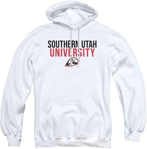 LOGOVISION Southern Utah University Official Stacked Unisex Adult Pull-Over Hoodie in Saudi Arabia