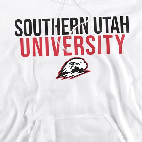 LOGOVISION Southern Utah University Official Stacked Unisex Adult Pull-Over Hoodie in Saudi Arabia