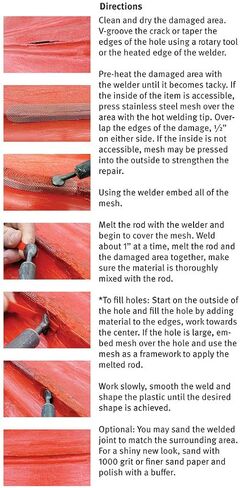 Poly Welder Pro 200 Watt Plastic Repair Kit (Natural) in Saudi Arabia