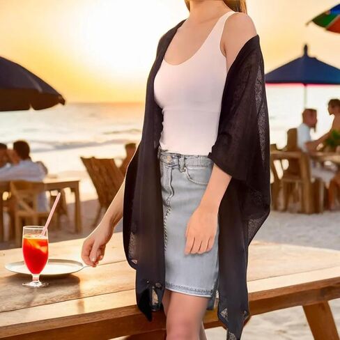 MELIFLUOS DESIGNED IN SPAIN Women's Beach Cover Up Swimsuit Kimono Pareo Sarong Beach Wear Dress for Summer in Saudi Arabia