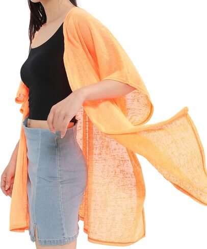 MELIFLUOS DESIGNED IN SPAIN Women's Beach Cover Up Swimsuit Kimono Pareo Sarong Beach Wear Dress for Summer in Saudi Arabia