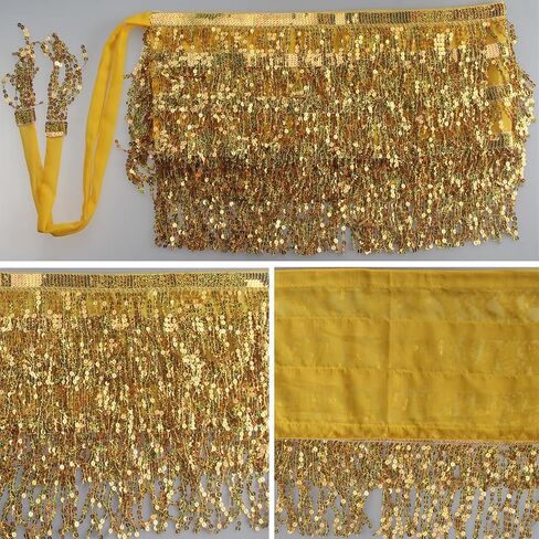 Women Dance Skirts Sequins Sarong Tie Wrap Sparkly Skirt Rave Outfits Extra Waist Width Full Cover Hip in Saudi Arabia