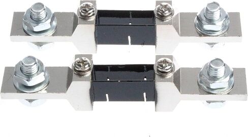 NOYITO 150 Amps 75mV Metal Shunt Resistor External Shunt for Current Ammeter Analog Panel Meter (Pack of 2) in Saudi Arabia