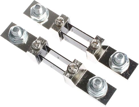 NOYITO 150 Amps 75mV Metal Shunt Resistor External Shunt for Current Ammeter Analog Panel Meter (Pack of 2) in Saudi Arabia