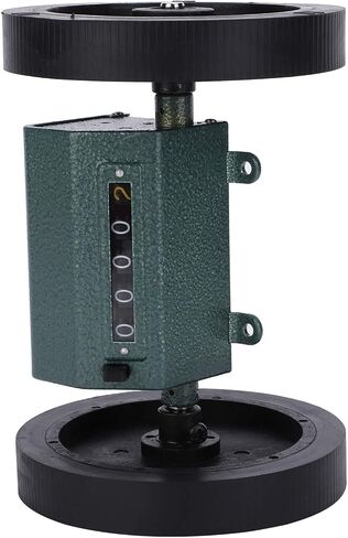 Length Yard Counter,Z96-F, 0-9999.9 Made of Stainless Steel and Rubber Material Meters Rolling Yard Counte, for Artificial Leather and Measuring Length Mechanical Transmissions (Meter Counter) in Saudi Arabia