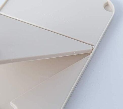 WOIWO HD Makeup Mirror Desktop Simple Dressing Mirror Square Princess Mirror Simple Folding Makeup Mirror 1PCS (Cream White) in Saudi Arabia