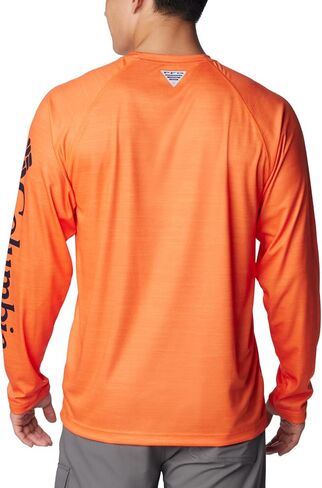 Columbia Men's Collegiate Terminal Tackle Heather Long Sleeve Shirt in Saudi Arabia