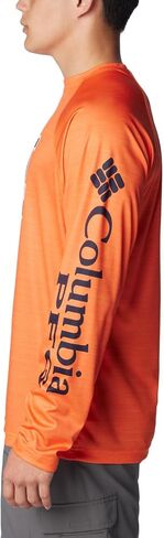 Columbia Men's Collegiate Terminal Tackle Heather Long Sleeve Shirt in Saudi Arabia