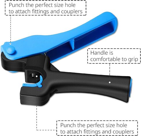 Drip Irrigation Tubing Hole Punch Tool Fitting Insertion Tool for 1/4 Inch Fitting and Emitter Insertion in Saudi Arabia