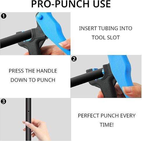 Drip Irrigation Tubing Hole Punch Tool Fitting Insertion Tool for 1/4 Inch Fitting and Emitter Insertion in Saudi Arabia