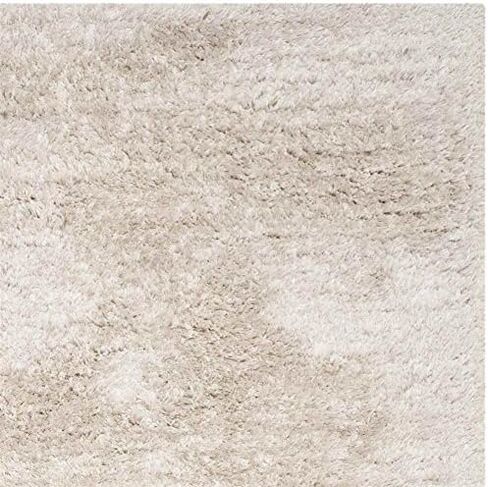 سجادة منطقة SAFAVIEH South Beach Shag Collection - 8 × 10 بوصة، بلون الشمبانيا، مصنوعة يدويًا، بسُمك 1.8 بوصة مثالية للمناطق ذات حركة المرور العالية في غرفة المعيشة وغرفة النوم (SBS562C) in Saudi Arabia