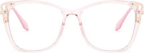 Zeelool Fashion Cat Eye Glasses Frame for Women with Non-prescription HD Clear Lens JGX278890 in Saudi Arabia