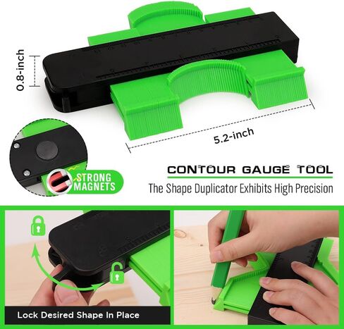 سوان ليك 50 قطعة من أدوات الأرضيات المصفحة | طقم تركيب الأرضيات الخشبية المصفحة مع 44 فواصل | مطرقة مقبض من الألياف الزجاجية | قضيب سحب عالي التحمل وكتلة التنصت | مقياس كفاف. in Kuwait