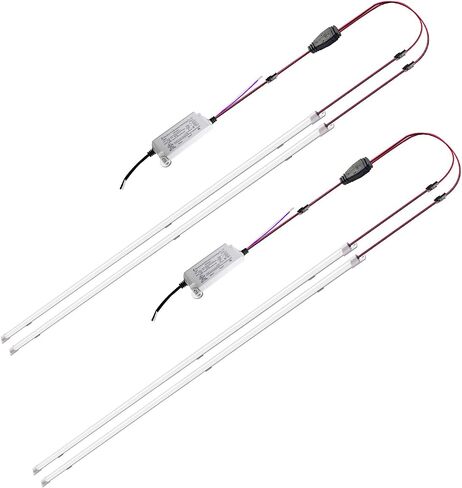 4FT LED Retrofit Kit,24W Magnetic LED Troffer Retrofit Kit 2x4 FT,3600LM,5000K Daylight White, T8 T10 T12 Fluorescent Replacement, NOT Dimmable, 1 Driver 2 Tubes Per Kit in Saudi Arabia