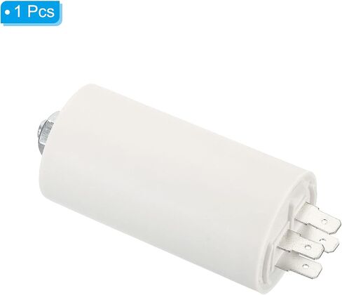 PATIKIL CBB60 12uF Running Capacitor, AC 450V 4 Pins 50/60Hz Cylinder Bottom with Screw 65x34mm for Air Compressor,Cleaning Machine Motor Star in Saudi Arabia