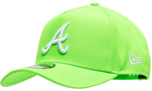 New Era Atlanta Braves 9FORTY A-Frame Neon Cap, Hat in Saudi Arabia