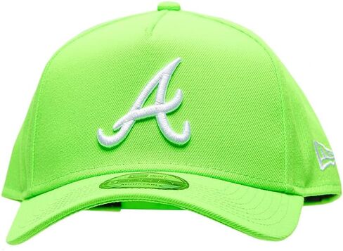 New Era Atlanta Braves 9FORTY A-Frame Neon Cap, Hat in Saudi Arabia
