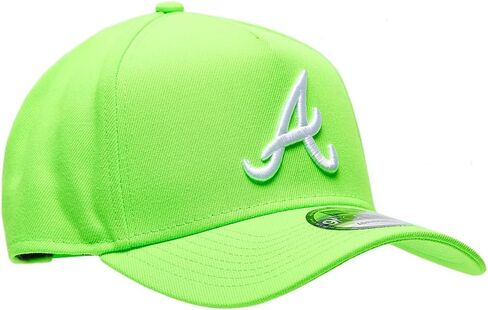 New Era Atlanta Braves 9FORTY A-Frame Neon Cap, Hat in Saudi Arabia