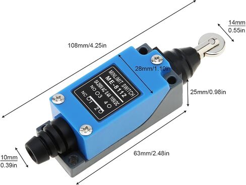 2 قطعة ME-8112 مفتاح الحد الصغير مكبس الأسطوانة لحظة الحد التبديل 1NC + 1NO لجهاز التوجيه مطحنة باستخدام الحاسب الآلي in Saudi Arabia