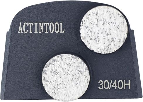 Two Button Seg Concrete Surface Preparation Diamond Grinding Metal Disc for Lavina Floor Grinder (pack of 3) in Saudi Arabia