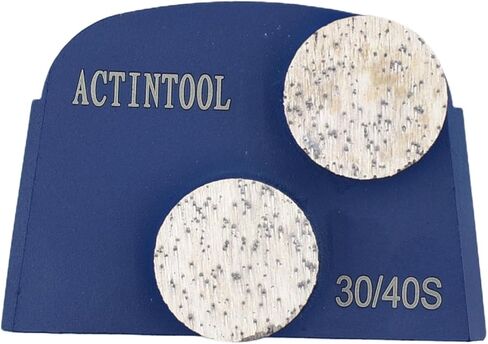 Two Button Seg Concrete Surface Preparation Diamond Grinding Metal Disc for Lavina Floor Grinder (pack of 3) in Saudi Arabia