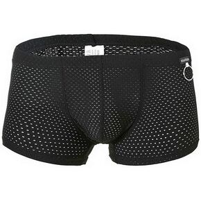 Naturemore Men's Sexy 3D Bags Breathable Nylon Mesh Boxer Sexy Men's Underwear