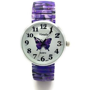 Ladies Novelty Butterfly Bird Owl Ladybug Bee Zoo Theme Elegant Stretch Elastic Band Analog Quartz Fashion Watch in Kuwait