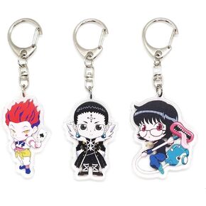 EBTY DREAMS Inc. - Set of 3 HxH Acrylic Keychain Shizuku, Hisoka v1