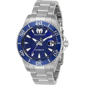 تيكنومارين ساعة اوتوماتيك بسوار فضي TM-219077 in Kuwait