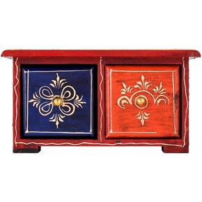 3 Layer Wooden Jewelry Box-5 Drawers Colorful jewelry Organizer For Women Girl Wife-Jewelry Storage Case For Earring, Ring, Necklace, Bracelets,Gift for Loved Ones