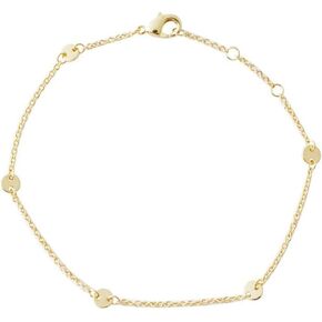 HONEYCAT Milky Way Disc Chain Bracelet in Gold, Rose Gold, or Silver | Minimalist, Delicate Jewelry