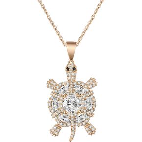MOLAYES Sea Turtle Necklace for Girls Women Hawaii Turtle Pendant Necklace Ocean Jewelry for Turtle Lovers Gifts