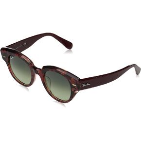 Ray-Ban Women's Rb2192f Roundabout Low Bridge Fit Round Sunglasses