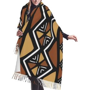 وشاح للنساء من ويتكلو، شال بملمس الكشمير بنمط افريقي ناعم ودافئ، وشاح بطانية للنساء 71 × 27 انش، ملون، 71 × 27 انش in Kuwait