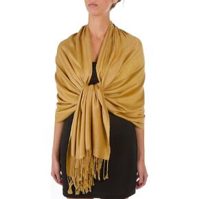 Sakkas 78" X 28" Rayon from Bamboo Soft Solid Pashmina Shawl/Wrap/Stole