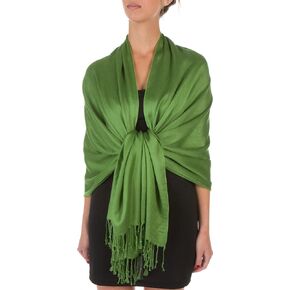 Sakkas 78" X 28" Rayon from Bamboo Soft Solid Pashmina Shawl/Wrap/Stole