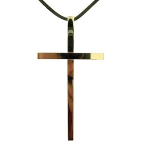 Silver Tone Traditional Christian Pectoral Cross Pendant, 4 Inch