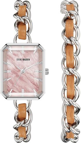 Steve Madden Women's Chain Watch and Bracelet Set in Saudi Arabia