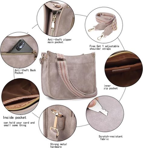 Crossbody Bag for Women Sling Bag for Women Vegan Leather Purses Shoulder bag for Trave in Saudi Arabia