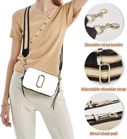 Camera Bag Crossbody,Camera Purse,Camera Crossbody Bag,Crossbody Bag with Multi-Layer Design and Multiple Carrying Methods in Kuwait